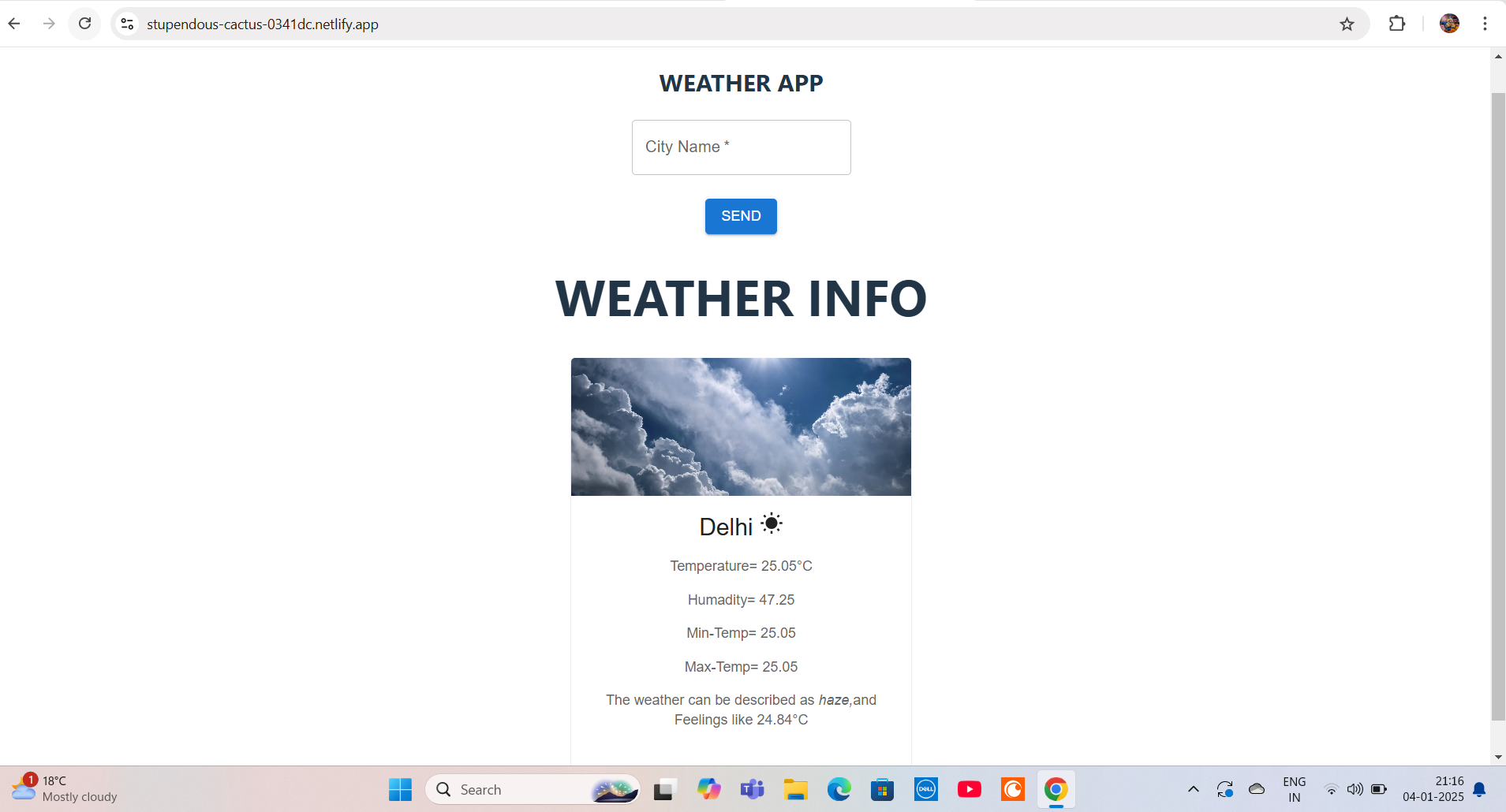 Weather App
